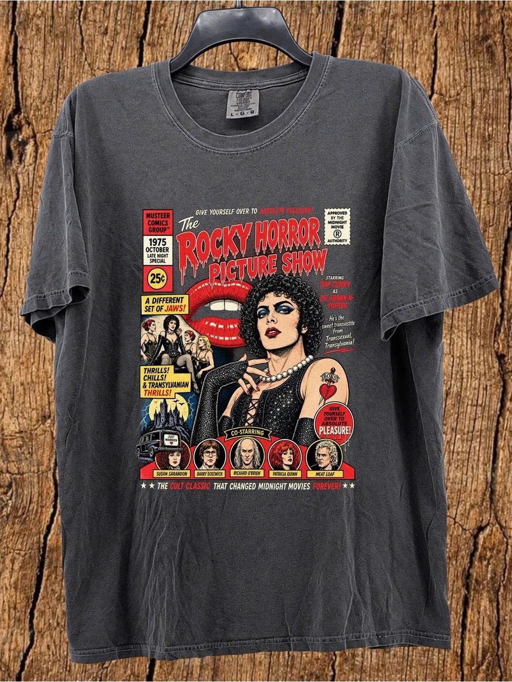 Comfort Colors Pepper Rocky Horror Picture Show Comic Graphic Tee